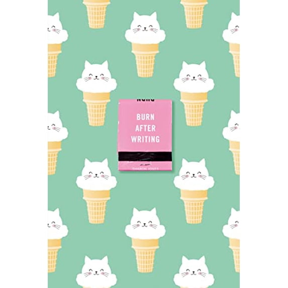 Pre-Owned Burn After Writing (Ice Cream Cats) Paperback