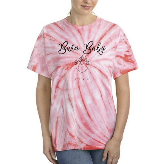 Burn Baby B.U.R.N Tie Dye Cyclone Women -Image by Shutterstock, Female Medium