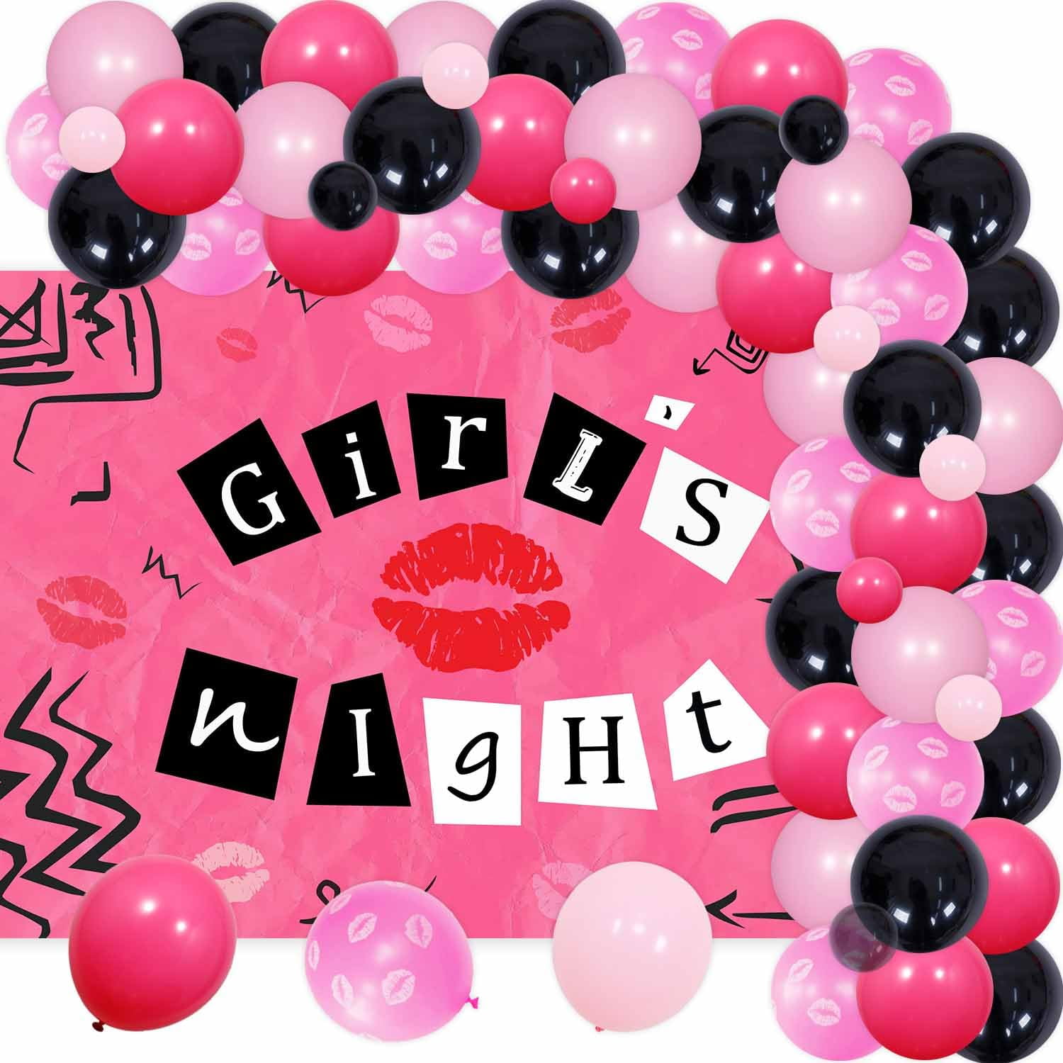 Burn Book Party Decorations Girls Night Party Decor Hot Pink Balloon burn-book-party-decorations-girls-night-party-decor-hot-pink-balloon
