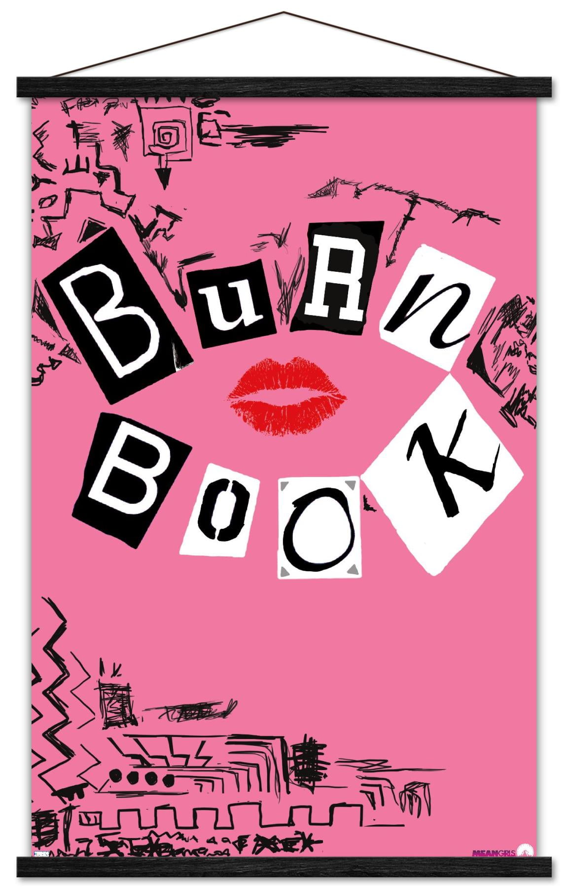 Mean Girls - Burn Book Wall Poster with Magnetic Frame, 22.375