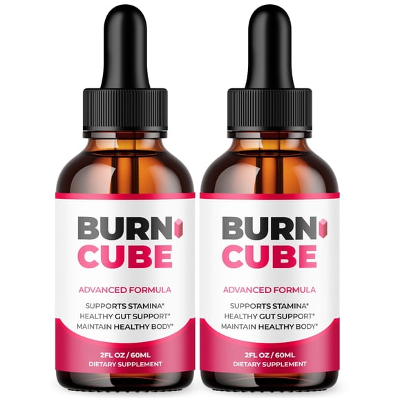 Burn Cube Advanced Formula Drops Supporting Your Active Lifesyle Naturally BurnCube 60 Servings