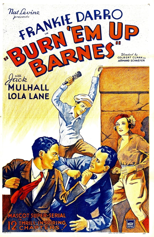 Burn Em Up Barnes Canvas Art - (11 x 17)