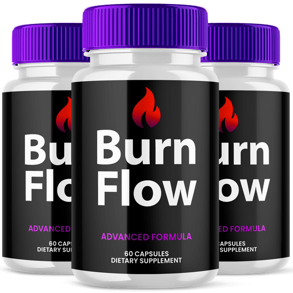 Burn Flow Advanced Formula Pills Supporting Energy and Fitness 180 Capsules