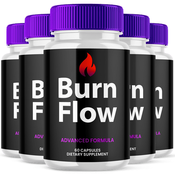 Burn Flow Advanced Formula Pills Supporting Energy and Fitness 300 Capsules