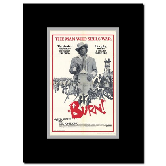 Burn! Framed Movie Poster