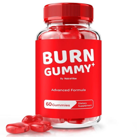 Burn Gummy Natural Daily Formula Designed to align with Fitness Goals, Support active Lifestyle & Body Balance | Just 2 Great-Tasting, Easy-to-Chew Gummies Daily (60 Gummies)