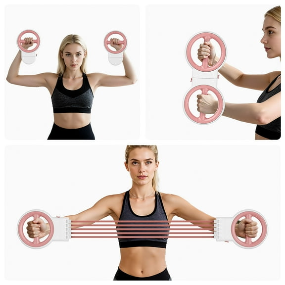 3 IN 1 Burn Machine Arm Exercise,360° Rotatable Forearm Trainer, Chest Expansion, One-Handed Centrifugal Exercise, Adjustable 5 Level Resistance (10-50 lbs)