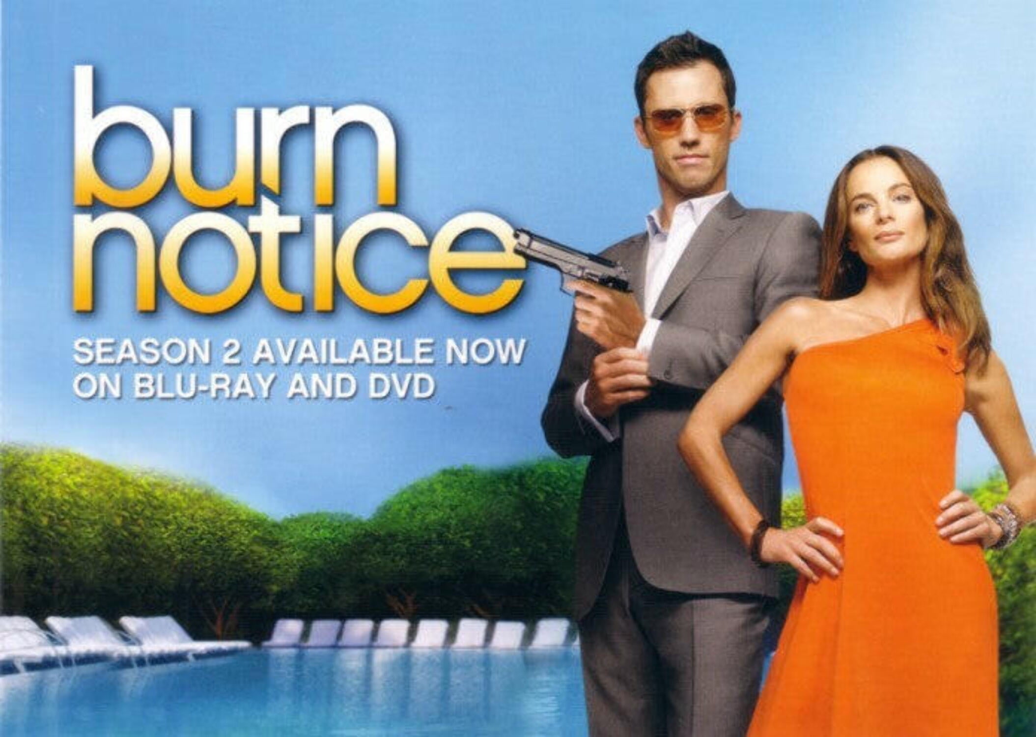 Burn Notice 2009 Comic-Con Fox 5x7 promo photo card Jeffrey Donovan  Gabrielle Anwar - Walmart.com, image size:2109x1500