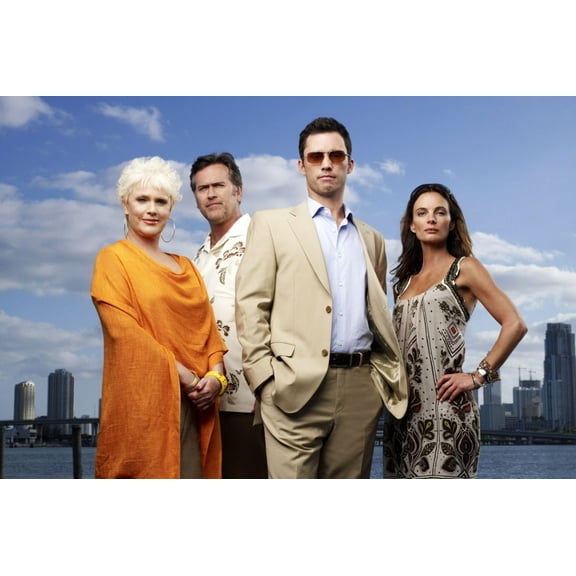 Burn Notice Promo Hz Cast 4 Metal Print 12in x 16in Print on Metal 12x16 Square Adults AB Posters