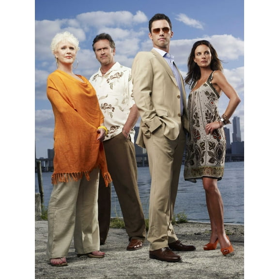 Burn Notice Promo PosterVT Cast 4 16in x 24in Poster Square Adults Western Graphic