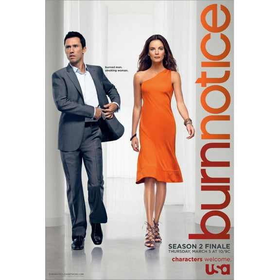 Burn Notice poster Donovan Anwar 12x16 Print on Metal Sign 12in x 16in Square Adults Z Posters