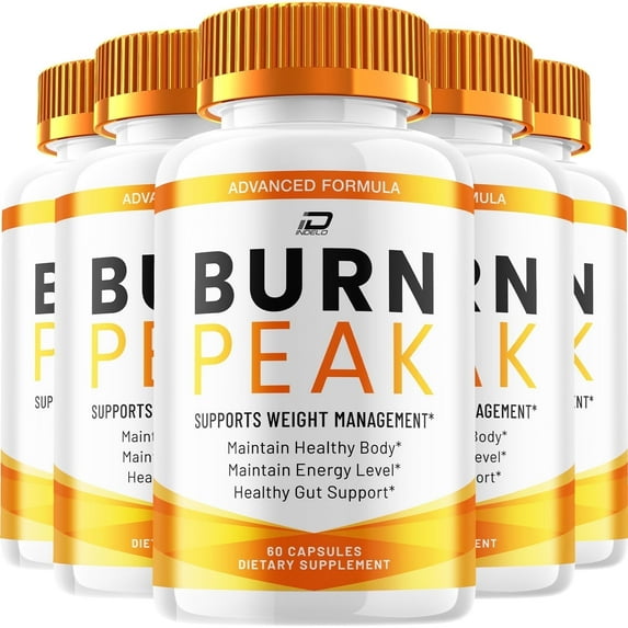 Burn Peak Keto Capsules – BurnPeak Pills Advanced Formula, Maximum Strength, 5 Pack, 300 Capsules
