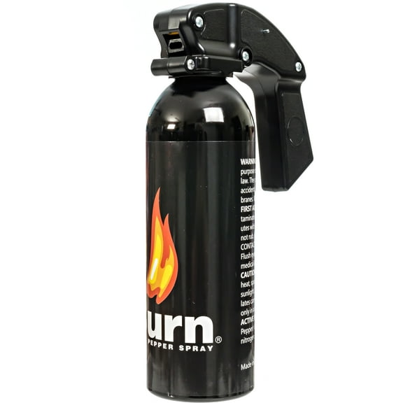 Burn Pepper Spray Self Defense - Max Strength - 20 fl oz Heavy Duty Home Defense Security Fogger