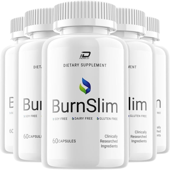 Burn Slim Keto Capsules BurnSlim Advanced Formula, Natural Ingredients, 5 Pack, 300 Capsules