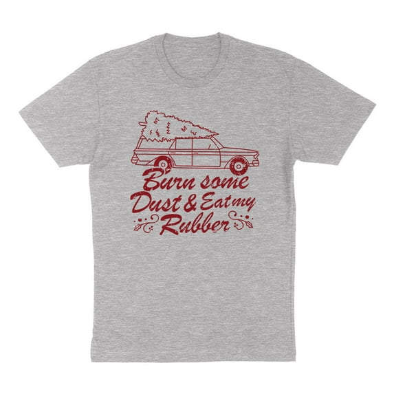 Burn Some Dust and Eat My Rubber Shirt Unisex Small Grey