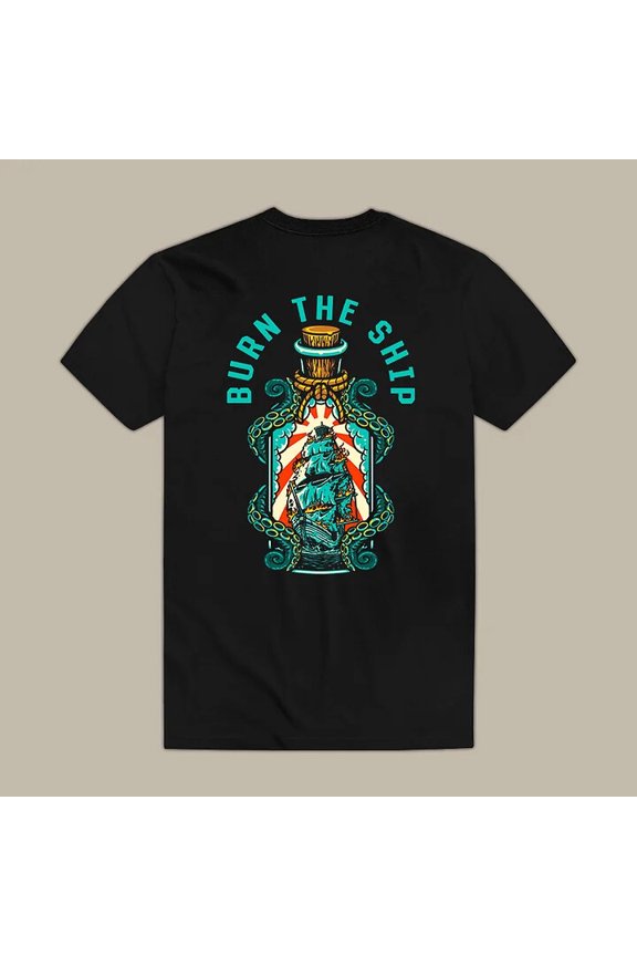 Burn The Ship Short Sleeve T-Shirt, Gift For Fans