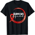 thumbnail image 1 of Burn Victims Awareness Red Ribbon Support Squad T-Shirt, 1 of 3