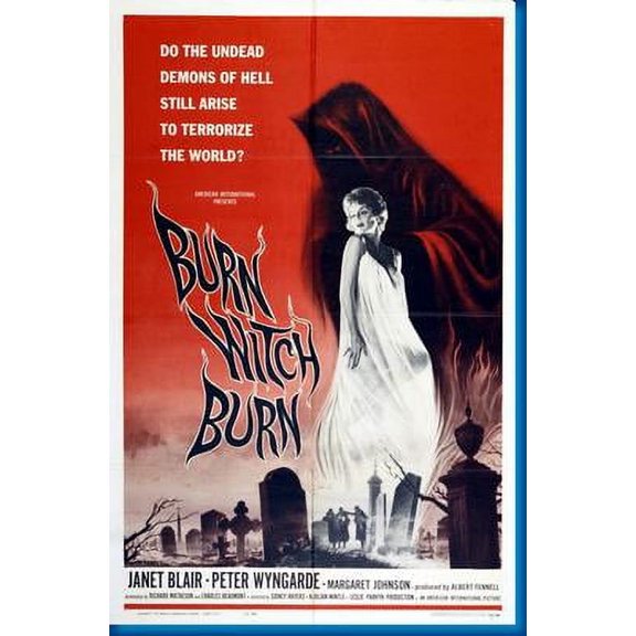 Burn Witch Burn Movie Poster 24x36 Unframed, Age: Adults, Rectangle Best Posters