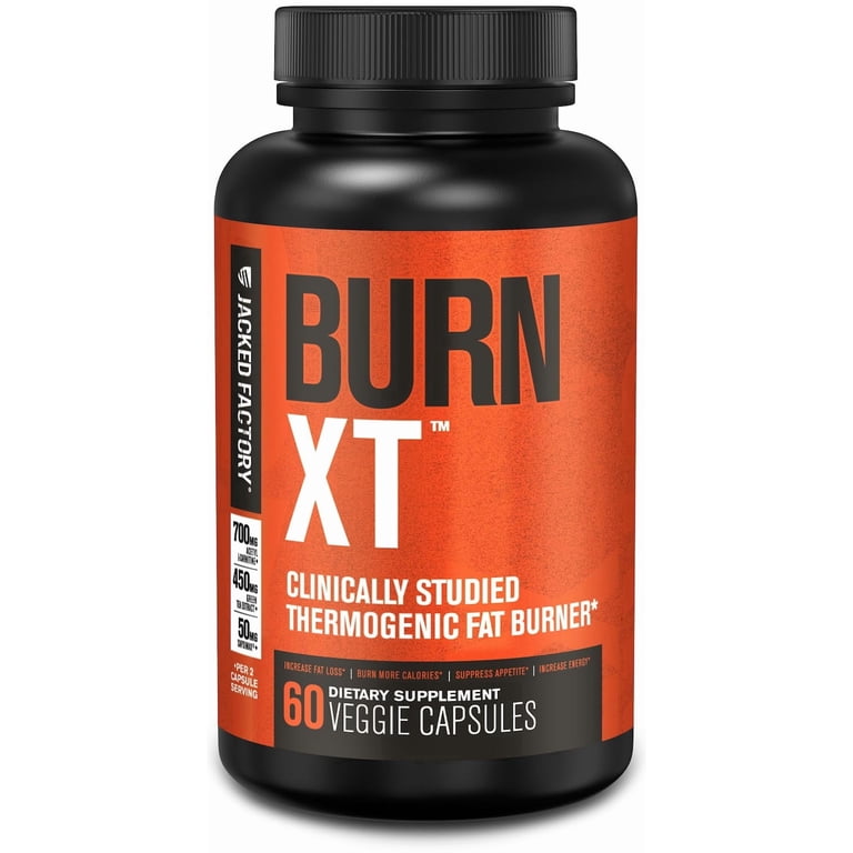 does acetyl l carnitine suppress appetite Jacked Factory Burn-XT Clinically Studied Fat Burner & Weight Loss Supplement - Suppressant & Energy Booster - With L-Carnitine, Green Tea Extract and More GLOW GHK-Cu (45mg) /