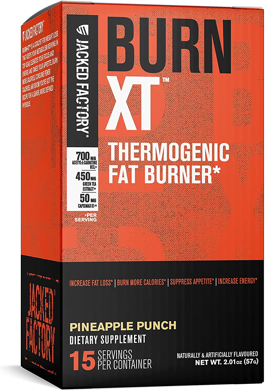 BurnXT Thermogenic Fat Burner Powder Weight Loss Supplement