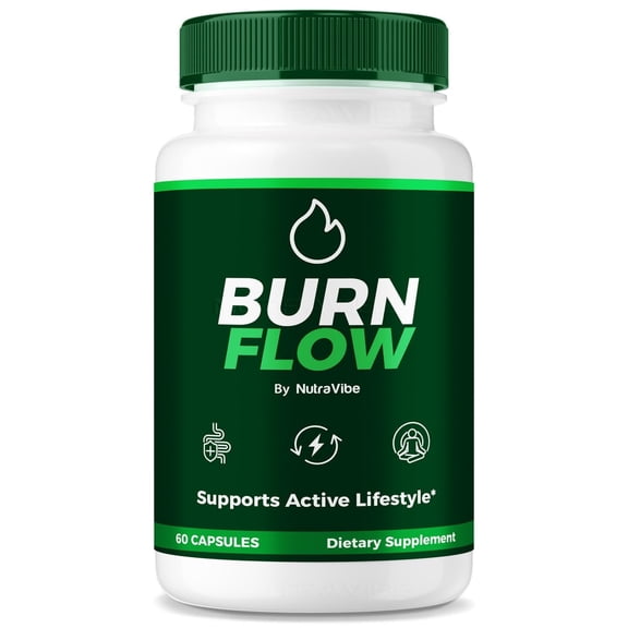 BurnFlow Capsules Original Burn Flow Daily Formula with a Clean, Premium Blend to Support Body Goals & Natural Energy | Just 2 Easy-to-Swallow Pills a Day (60 Capsules)