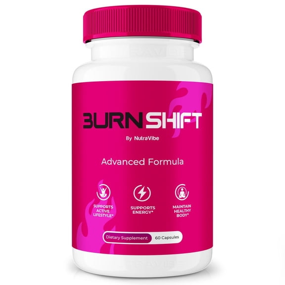 BurnShift Natural Daily Pill Formula Designed to align with Fitness Goals, Support active Lifestyle & Body Balance | Just 2 Easy-to-Swallow Pills Daily (60 Capsules)