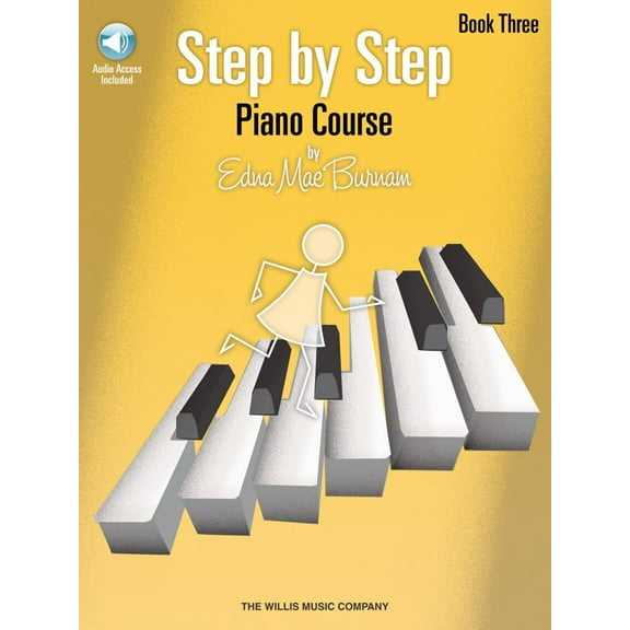 Burnam- Step by Step Piano Course Book 3 with Online Audio
