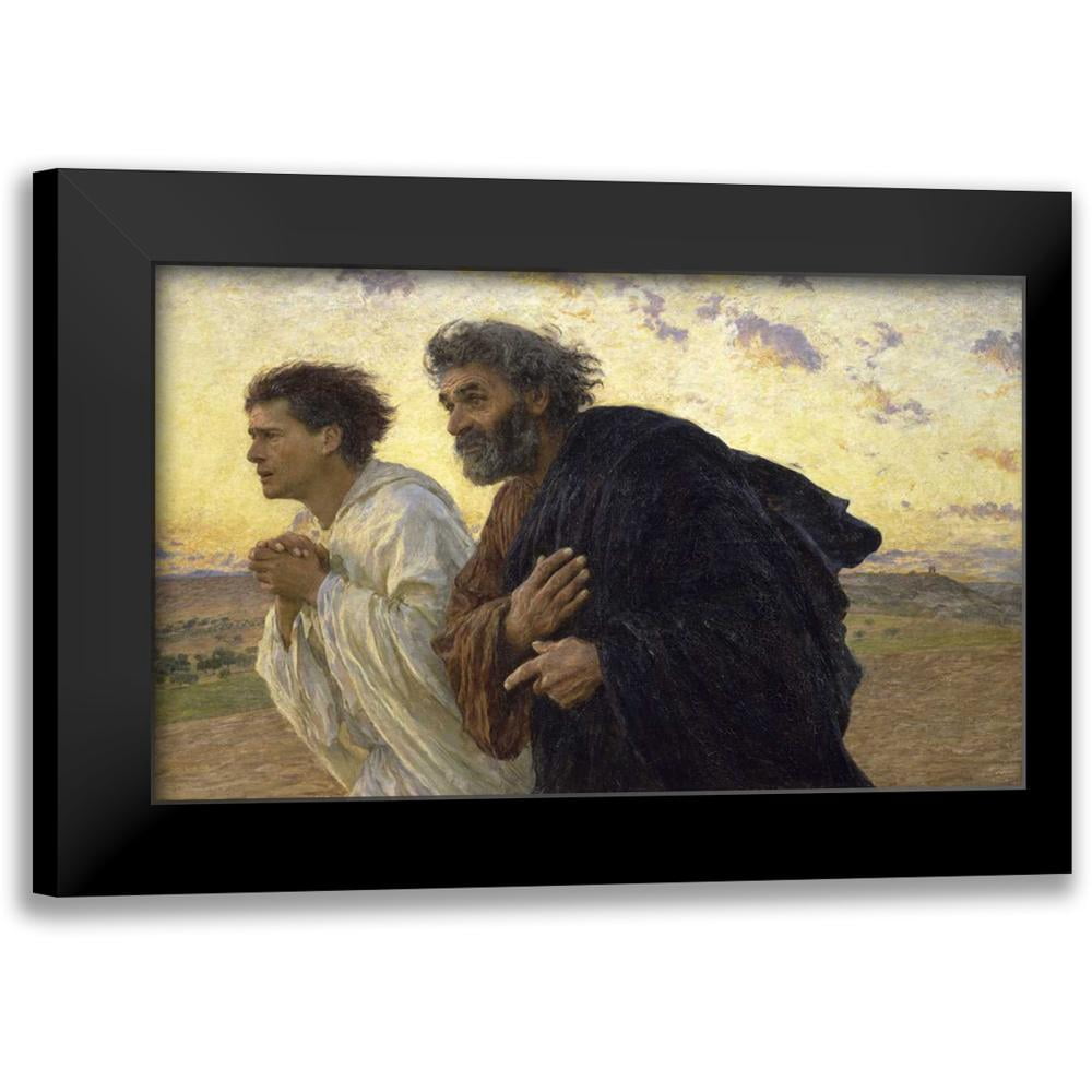 John Rushing Burnand, Eugene 14x10 Black Modern Framed Museum Art Print Titled ...