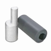 Burndy Offset Adapter, 4/0 AWG Max, Standard Barrel, Aluminum, White AYPO4/0