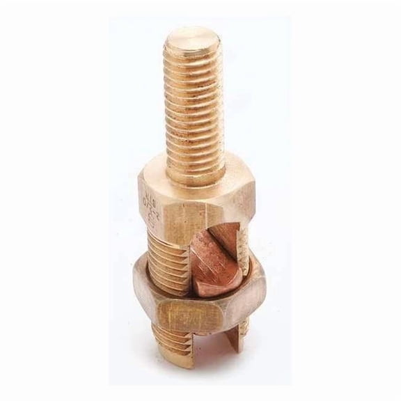 Burndy Bolt Connector,Bronze,Overall L 2.43in K2C25