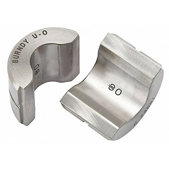 Burndy Crimping Die,U Style,12 tons,6 to 2 AWG UO