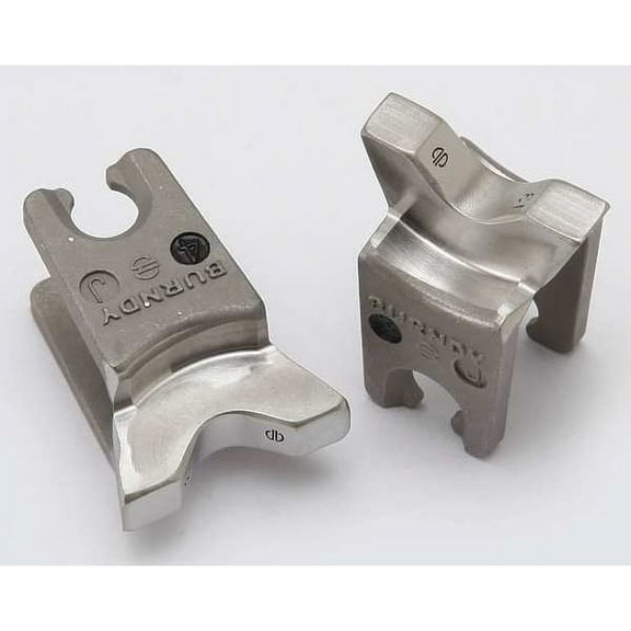 Burndy Crimping Die,W Style,6 tons,2 to 2/0 AWG W26VT