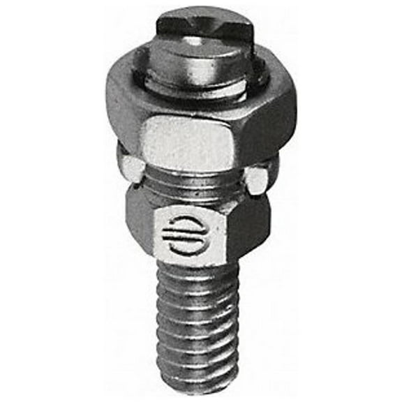 Burndy Ground Connector,Bronze,Overall L 1.5in KC22J12T13