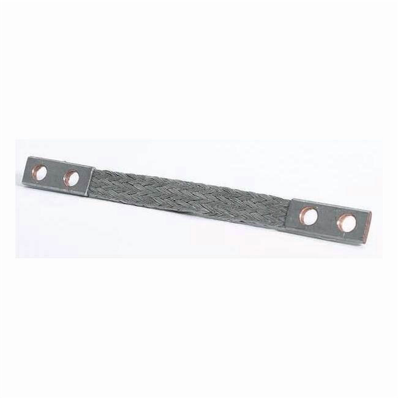 Burndy Braided Cable Sleeve, 0.44 in Inside Dia., 18 in, Copper BE18