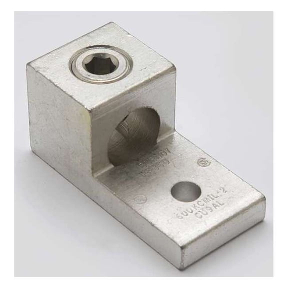 Burndy MechConn,Aluminum,3/8 in,Hex KA36U