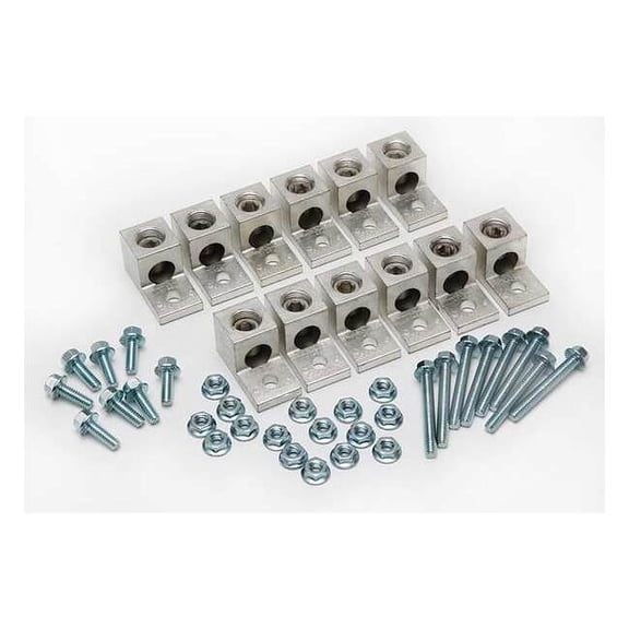 Mechanical Lug, 250 kcmil Max, 1 Conductor, 5/16 in Stud, Aluminum KAUKIT2