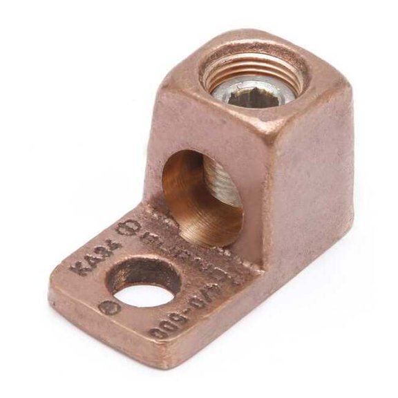 Burndy MechConn,Copper,1/2 in,Hex KA34