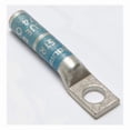 thumbnail image 1 of One-Hole Compression Lug, 6 AWG Max, 1/4 in Stud, Long Barrel, Copper, Blue YA6C, 1 of 2