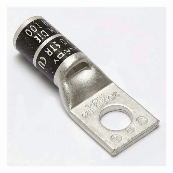 Burndy OneHoleLugCmprsnConn,STD,Black,13 YA26LBOX