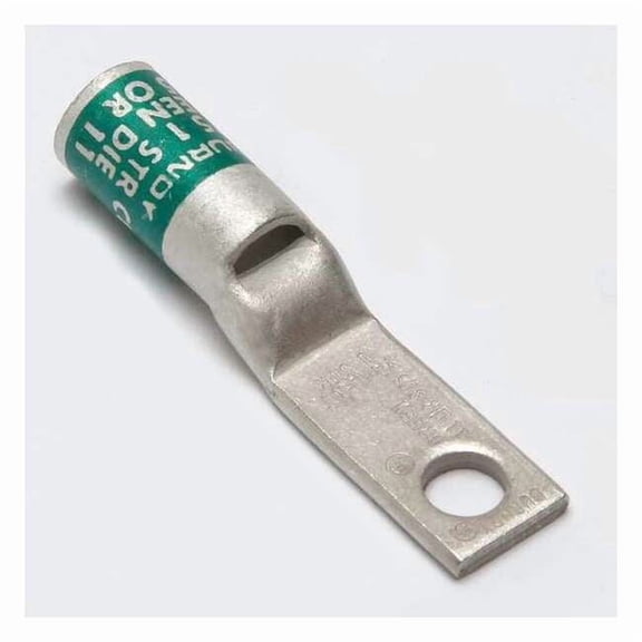 Burndy OneHoleLugCmprsnConn,STD,Green,11/375 YA1CLNT14