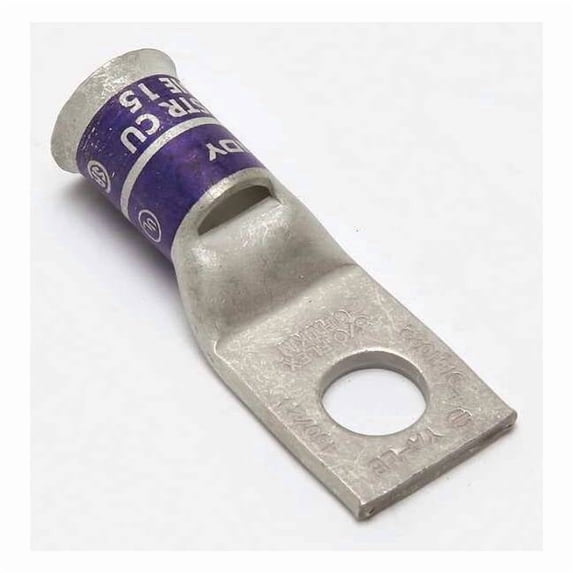 Burndy OneHoleLugCmprsnConn,STD,Purple,1022/15 YA28LB
