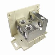Burndy Power Distr Block,Al/Cu,600V AC/DC BDBLCS6RA