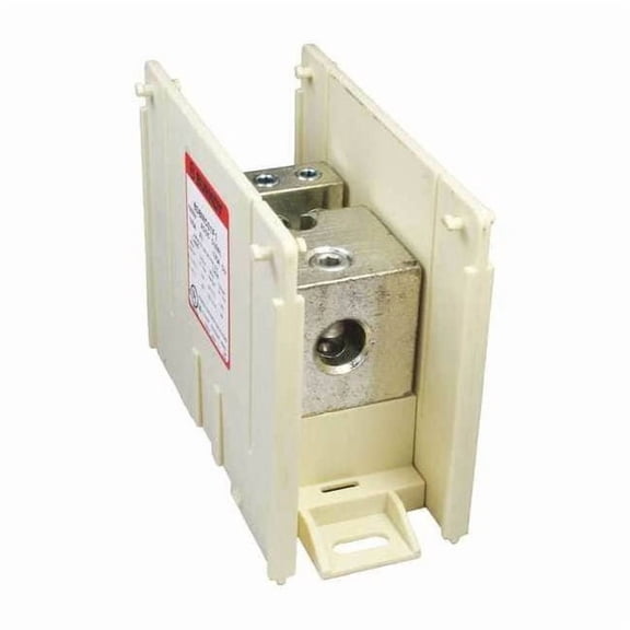 Burndy Power Distr Block,Al/Cu,600V AC/DC BDBMCS1F1