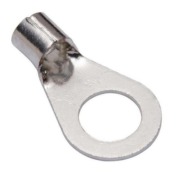 Burndy Ring Terminal,Bare,2 AWG,2 AWG,PK5 YAD2CM16E58