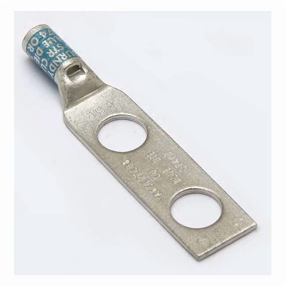 Burndy TwoHoleLugCmprsnConn,STD,Blue,374/7 YA6CL2TC38