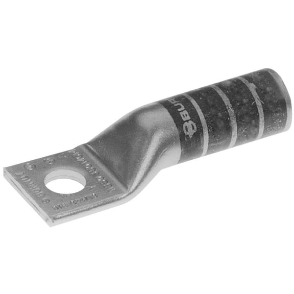 Burndy YA6CT4, 600 V to 35 kV, 6 AWG Sol/Str, Compression Lug, 1pc