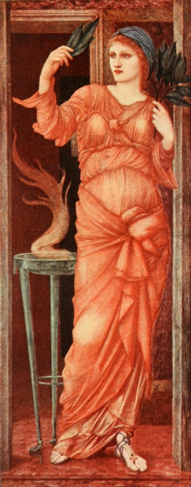 Burne-Jones 1909 Sybilla Delphica Canvas Art - E Burne-Jones (24 x 36)