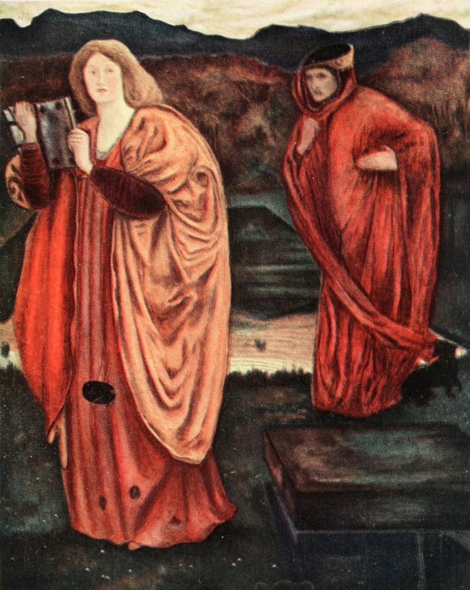 Burne-Jones 1909 The Enchantments of Nemue Canvas Art - E Burne-Jones (24 x 36)