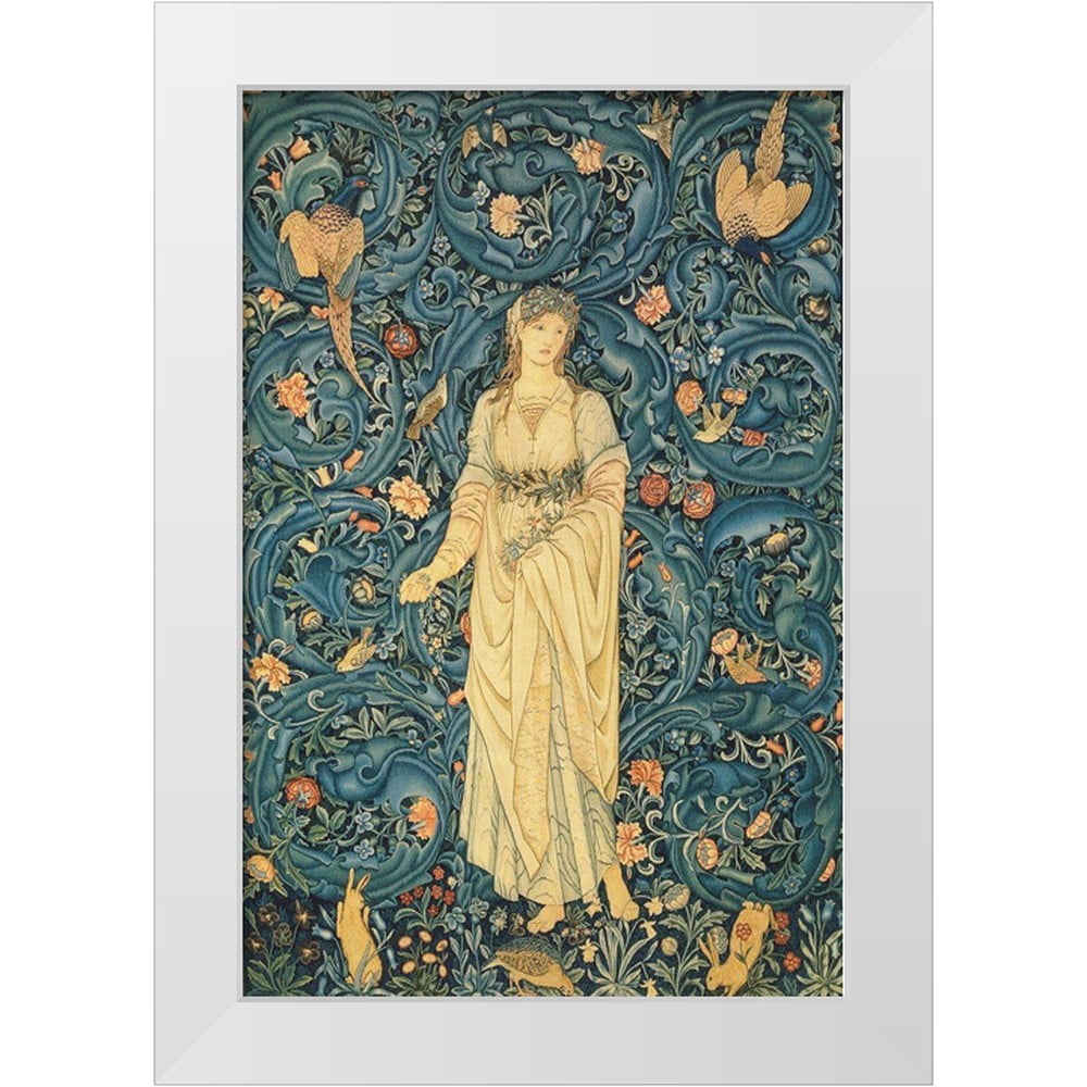 Burne–Jones, Edward 17x24 White Modern Wood Framed Museum Art