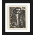 thumbnail image 1 of Burne–Jones, Edward 20x24 Black Ornate Wood Framed with Double Matting Museum Art Print Titled - King Sigurd the Crusader-A Norse Saga, 1 of 4